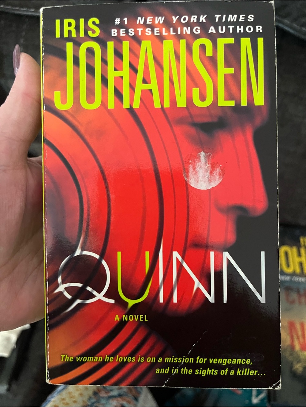 Iris Johansen - “Quinn” - paperback book - from the Eve Duncan series